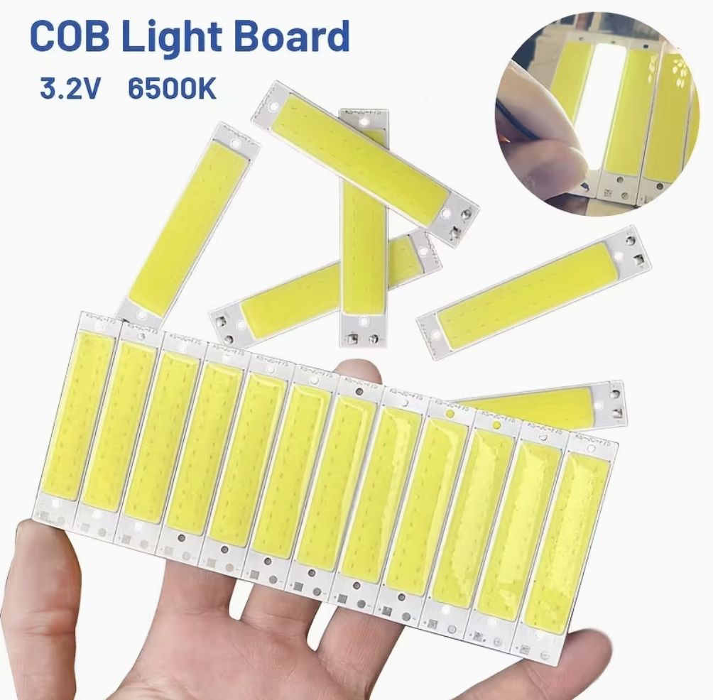 COB LED Light Panel Module – 3.2V 6500K - Single