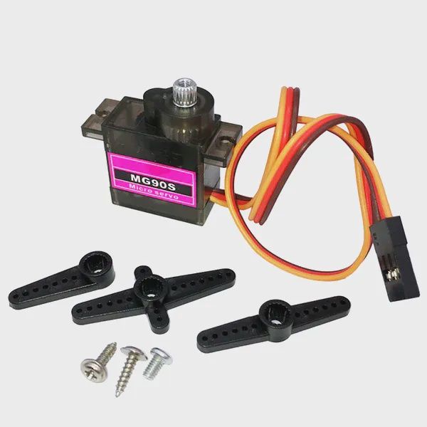 MG90S 9G Metal Gear Digital Micro Servo – 360° Continuous Rotation, for Arduino &amp; Robotics