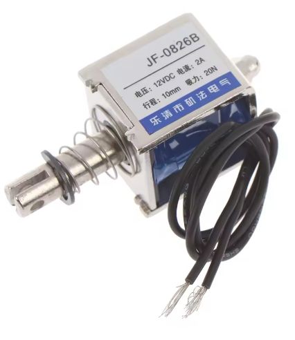 CMU Pull-Type Solenoid 12VDC 2A 10mm 20N