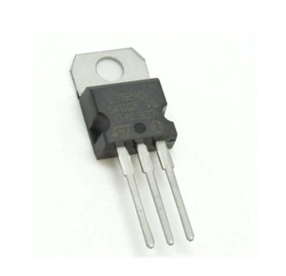 7824CT 24V Linear Voltage Regulator (TO-220) - 5 Pack