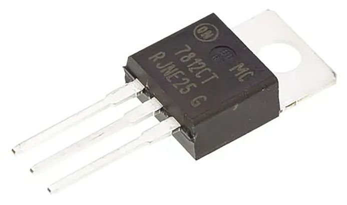 7812CT 12V Linear Voltage Regulator (TO-220) - 5 Pack