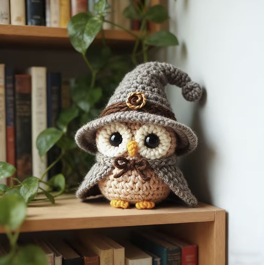 DIY Crochet Kit - Wizard Owl