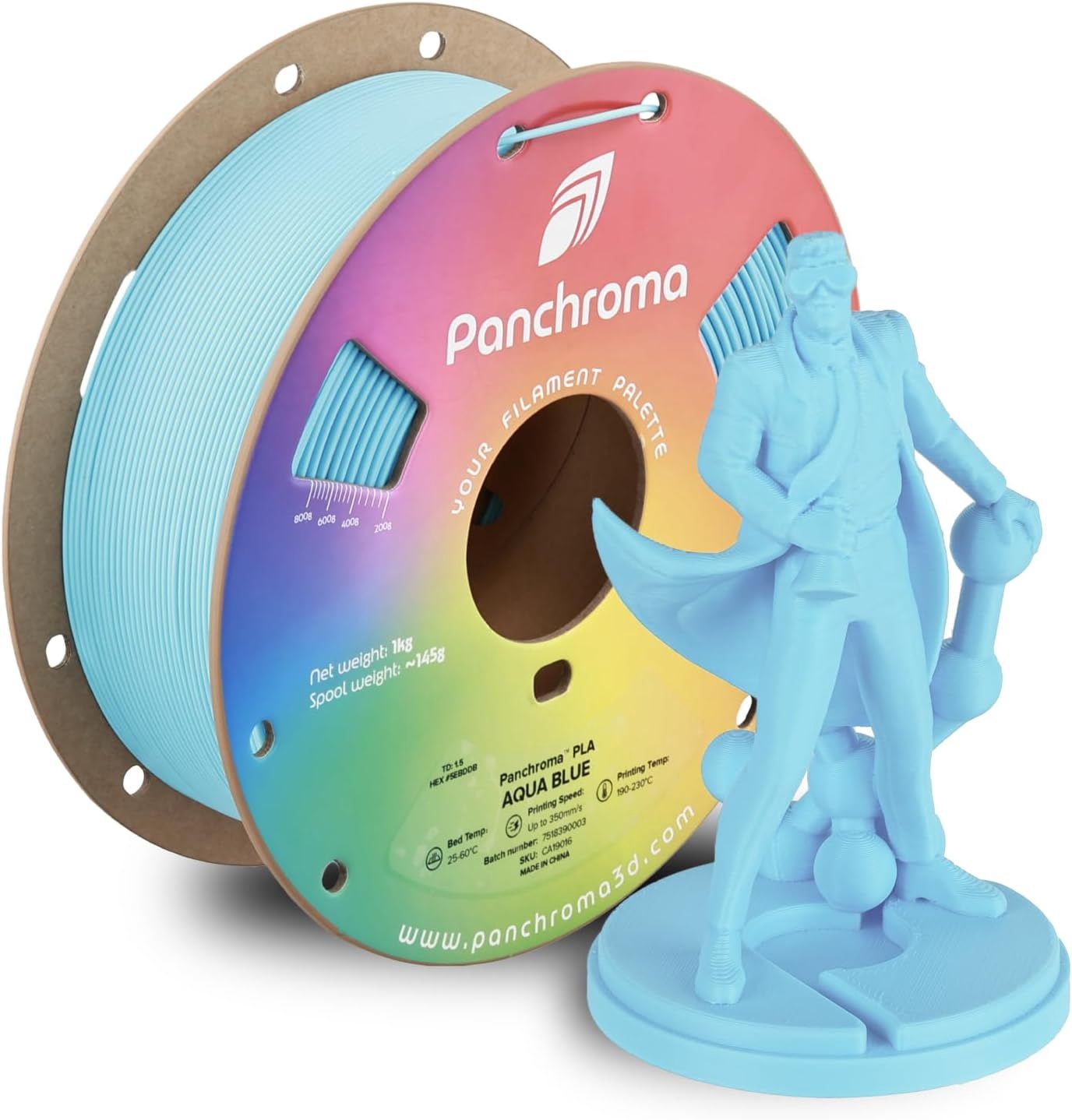 Panchroma Basic PLA Aqua Blue - 1.75mm 1kg