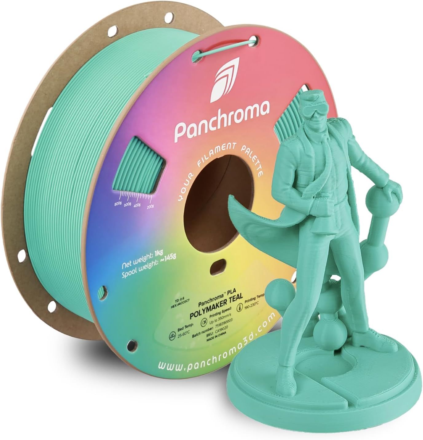 Panchroma Basic PLA Polymaker Teal - 1.75mm 1kg