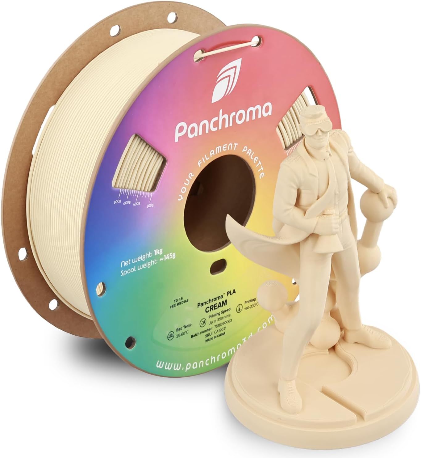 Panchroma Basic PLA Cream - 1.75mm 1kg