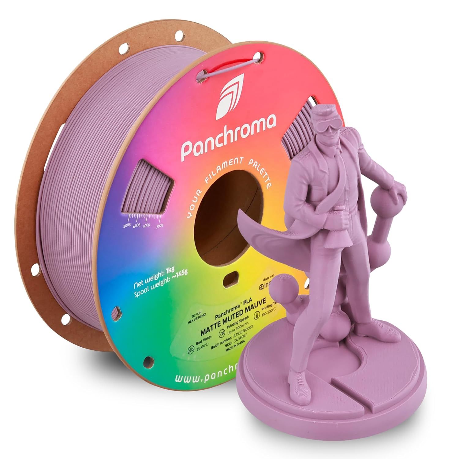 Panchroma All Matte PLA Muted Purple- 1.75mm 1kg