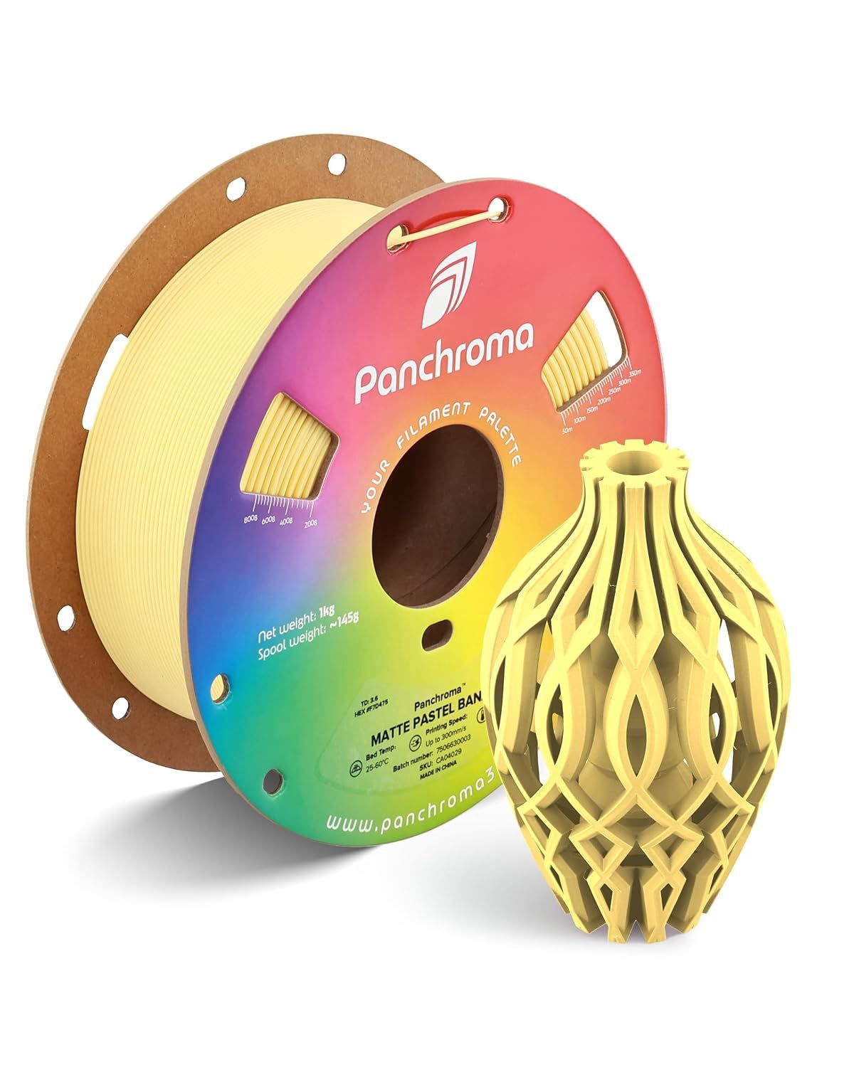 Panchroma All Matte PLA Pastel Banana - 1.75mm 1kg
