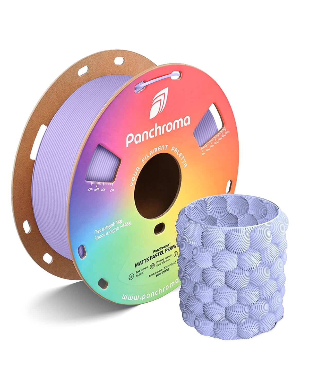 Panchroma All Matte PLA Pastel Periwinkle - 1.75mm 1kg