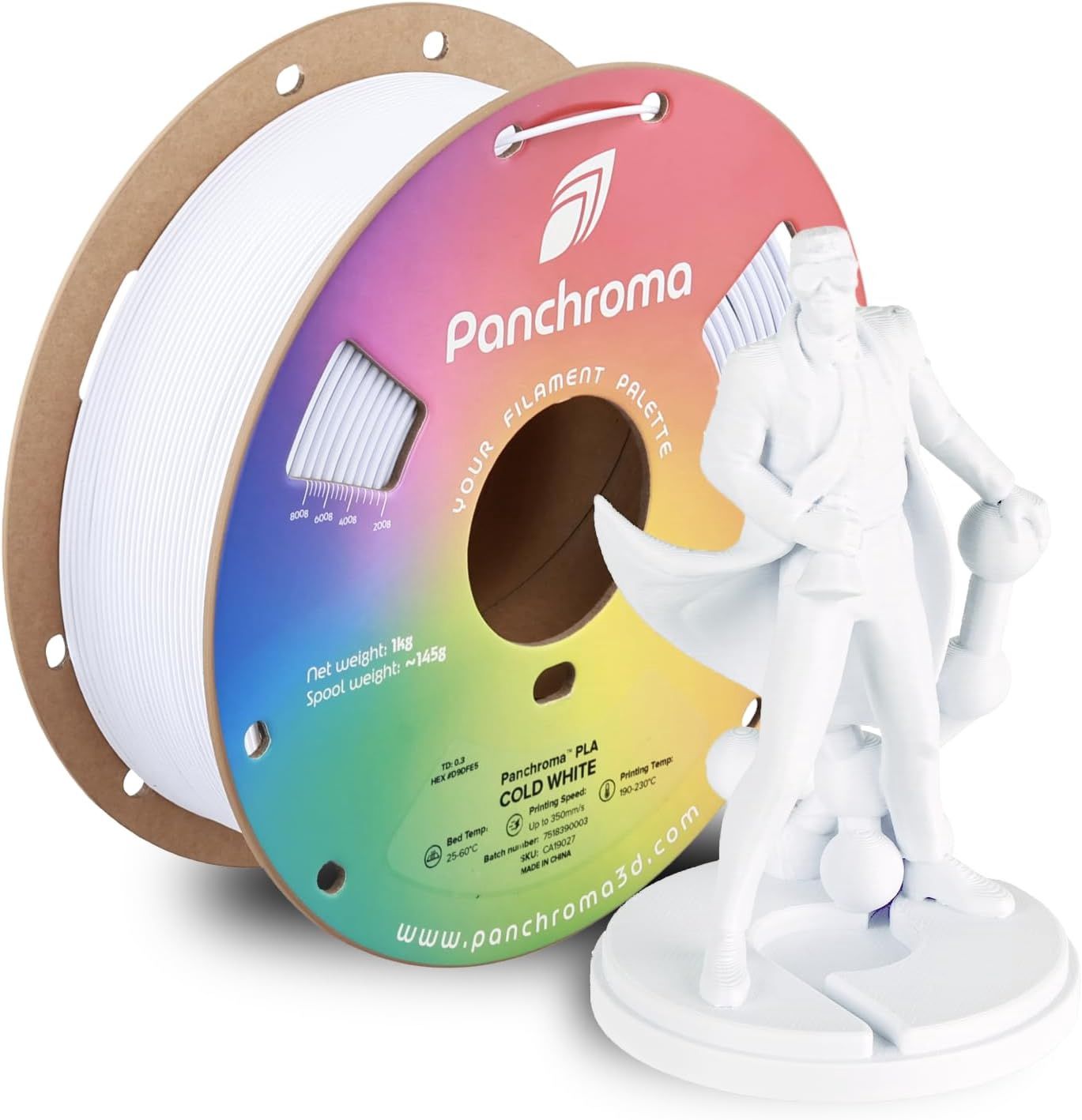 Panchroma Basic PLA Cold White - 1.75mm 1kg