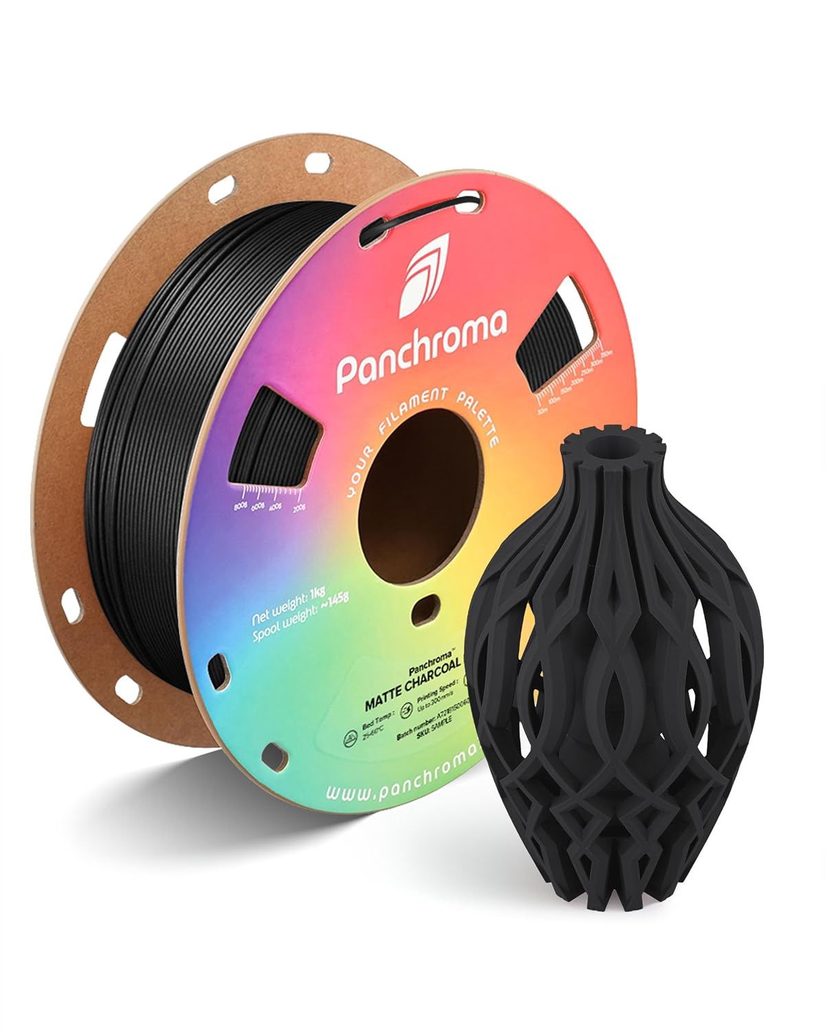Panchroma All Matte PLA Charcoal - 1.75mm 1kg