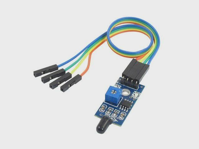 BMT Flame Sensor Module — Digital &amp; Analog Output, 760nm–1100nm for Arduino &amp; ESP32