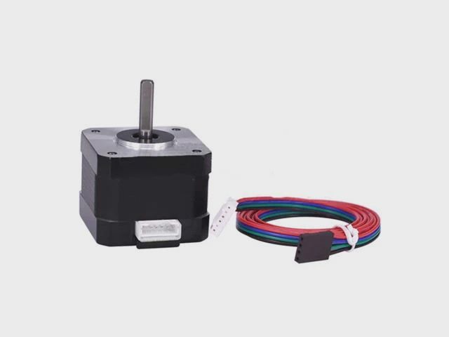 HKD NEMA 17 Stepper Motor 42x34mm — 1.8° Step Angle, 1.0A for 3D Printing &amp; Robotics