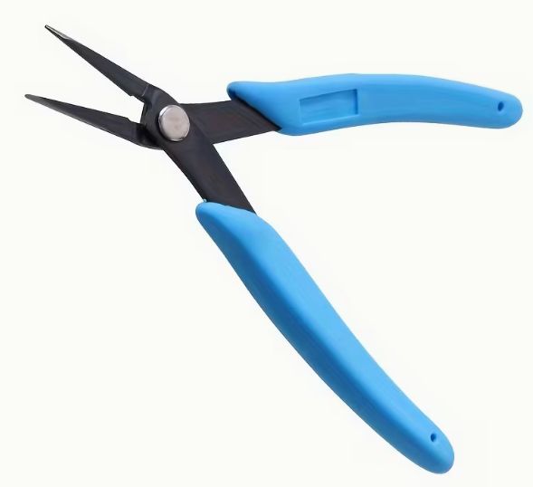 High Carbon Steel Needle Nose Pliers — Precision Tip for 3D Printing &amp; DIY