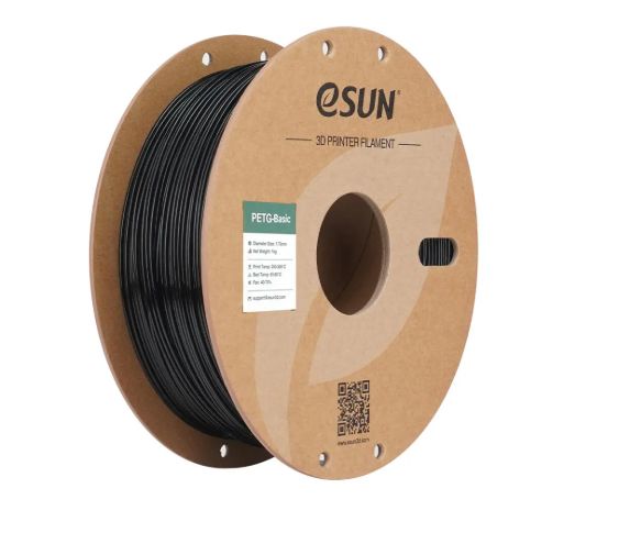 eSUN ePETG Basic - Black - 1.75 - 1kg Filament