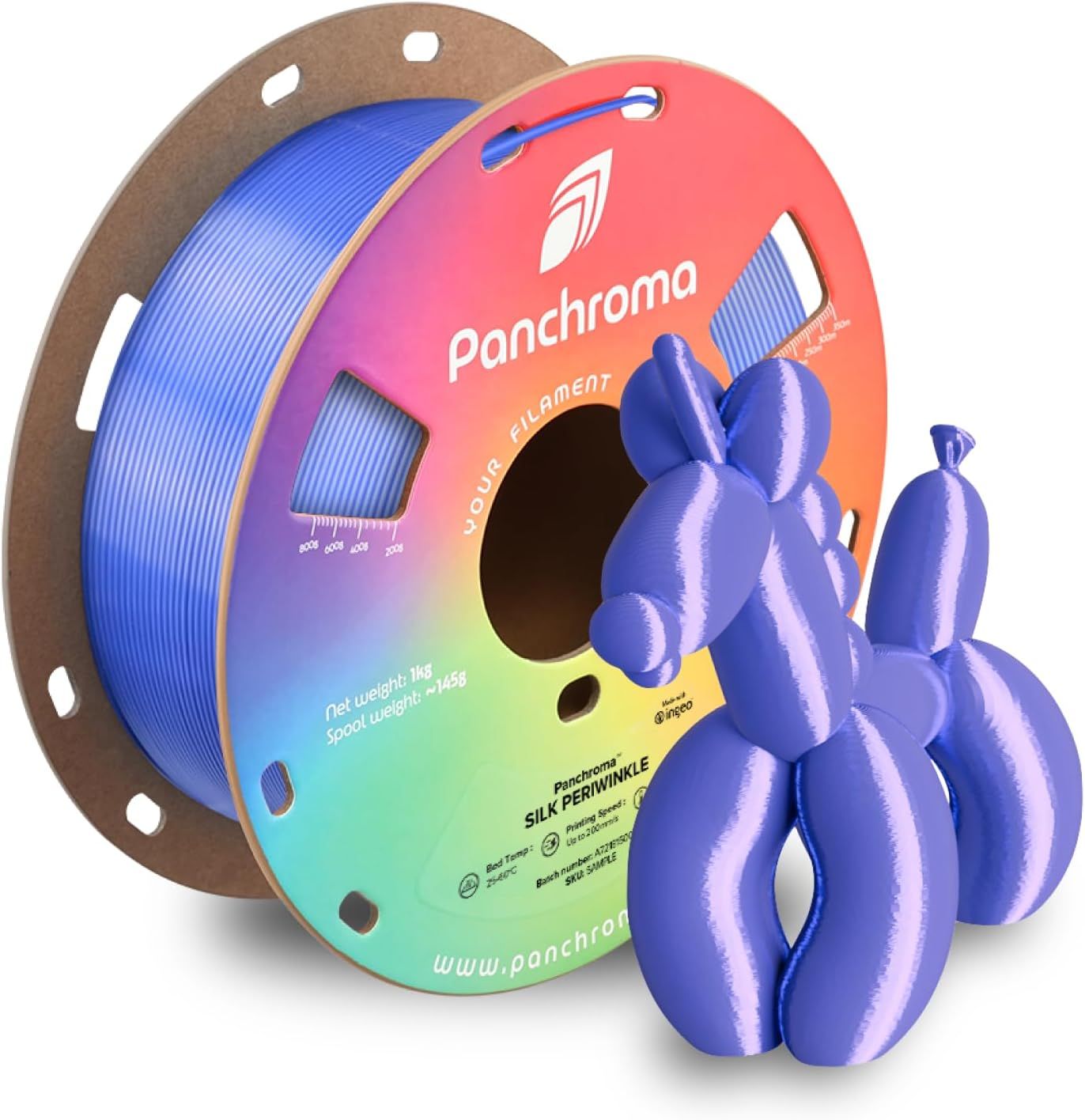 Panchroma Silk PLA Periwinkle - 1.75mm 1kg