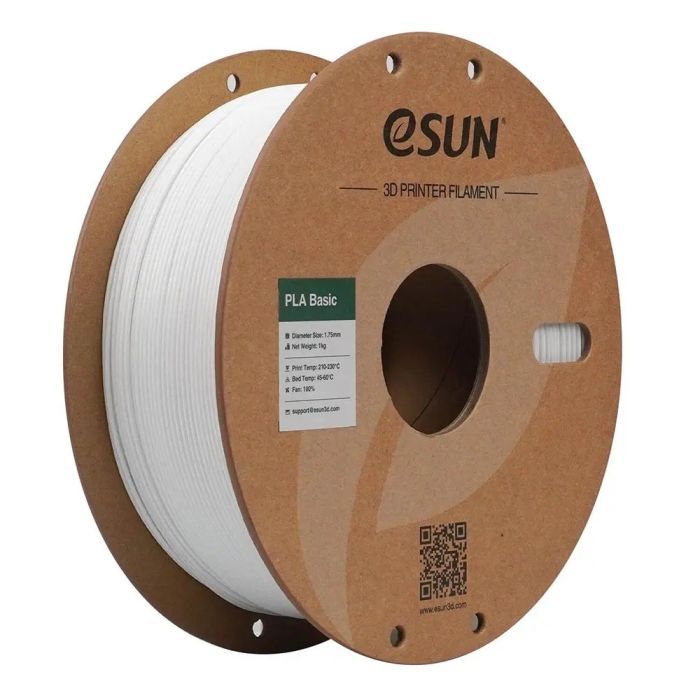 eSun PLA Basic - White - 1.75 - 1kg Filament