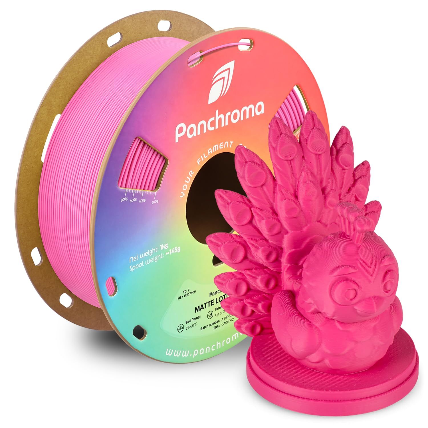 Panchroma Matte PLA Lotus Pink - 1.75mm 1kg