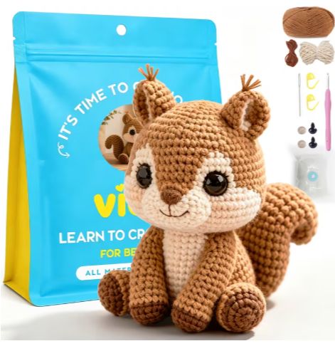 DIY Crochet Kit - Squirrel