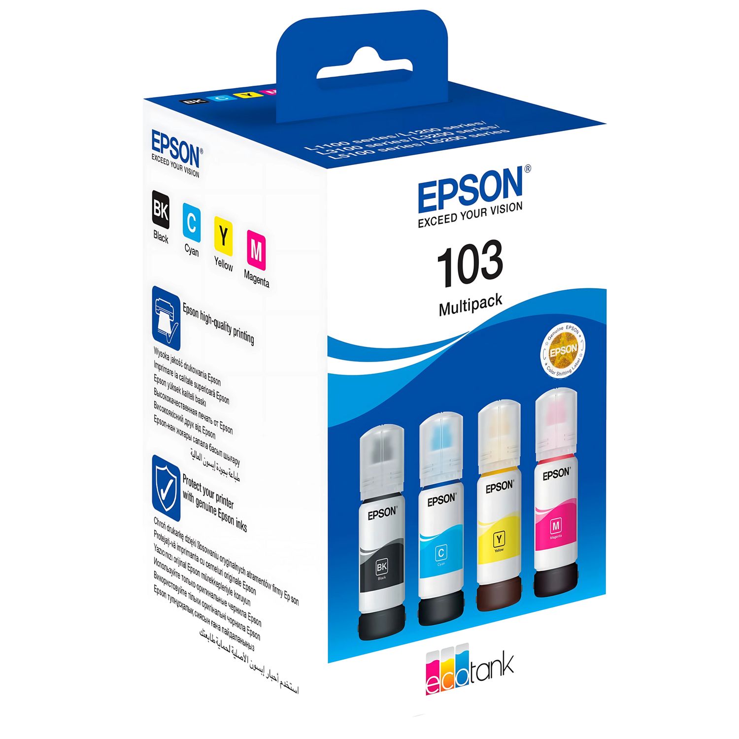Epson 103 Ecotank BMCY Multi Pack Ink