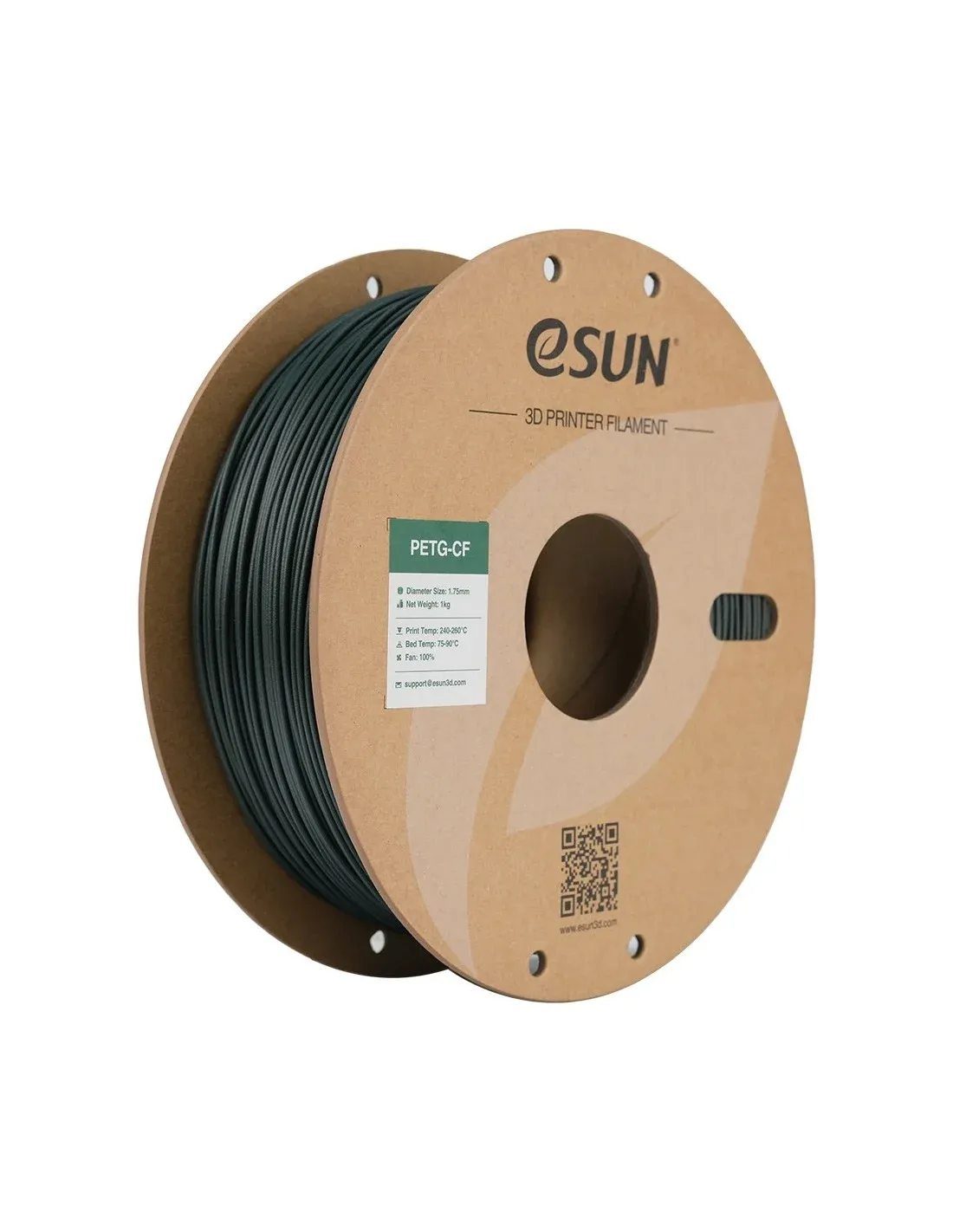 eSun ePETG-CF - Dark Green - 1.75mm - 1kg Filament