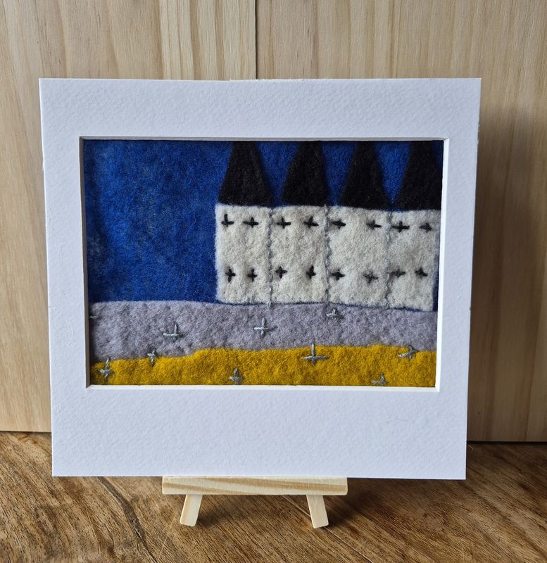 Row of Houses Needle Felting Kit