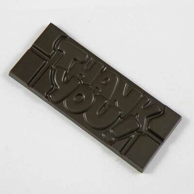 Dark Chocolate Bar with a Message: Thank You