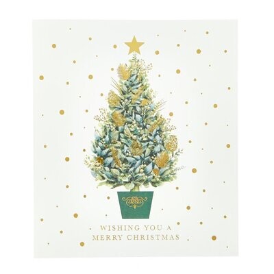 Large Christmas Card - Wishing You a Merry Christmas - include when sending Ilze's Chocolat products as a gift, with your handwritten message: 23cm x 20cm