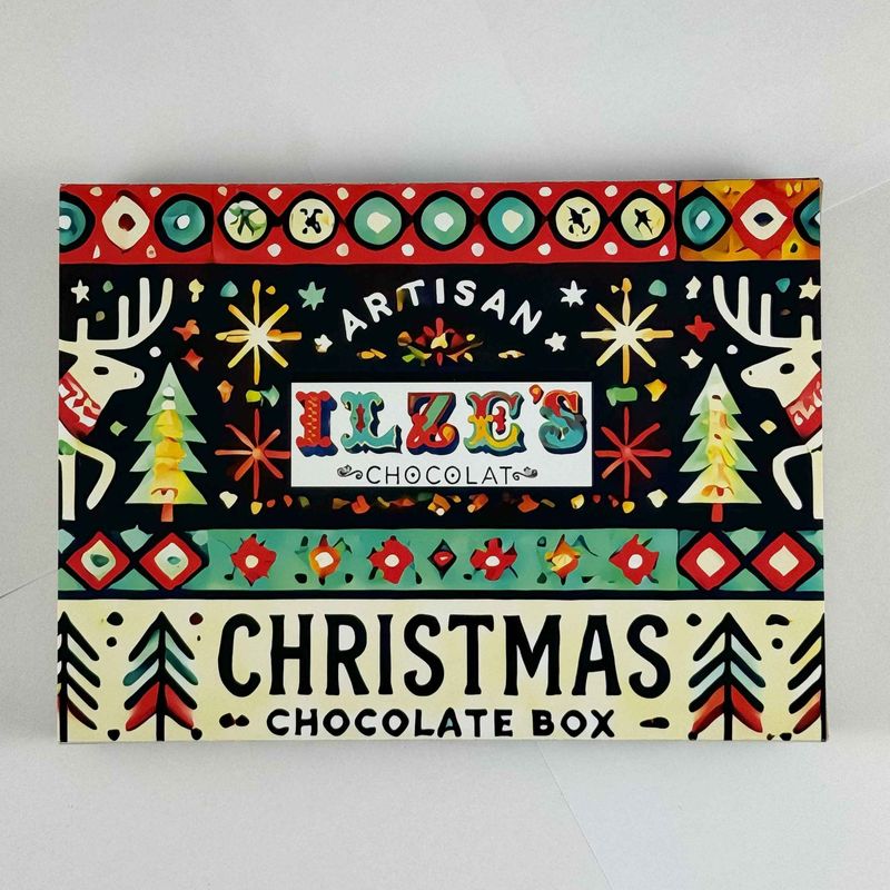 Gift Box of 24 beautiful dark, milk and white artisan chocolates, handmade to satisfy a range of tastes. Made with only the best chocolate and fillings - no preservatives so flavours are vibrant. Gift Box of 24 beautiful dark, milk and white artisan chocolates, handmade to satisfy a range of tastes. Made with only the best chocolate and fillings - no preservatives so flavours are vibrant.