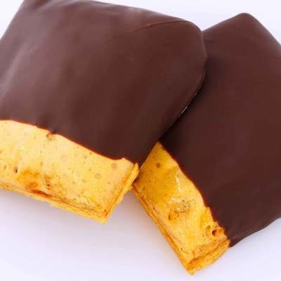 Honeycomb dipped in dark chocolate 6 pieces