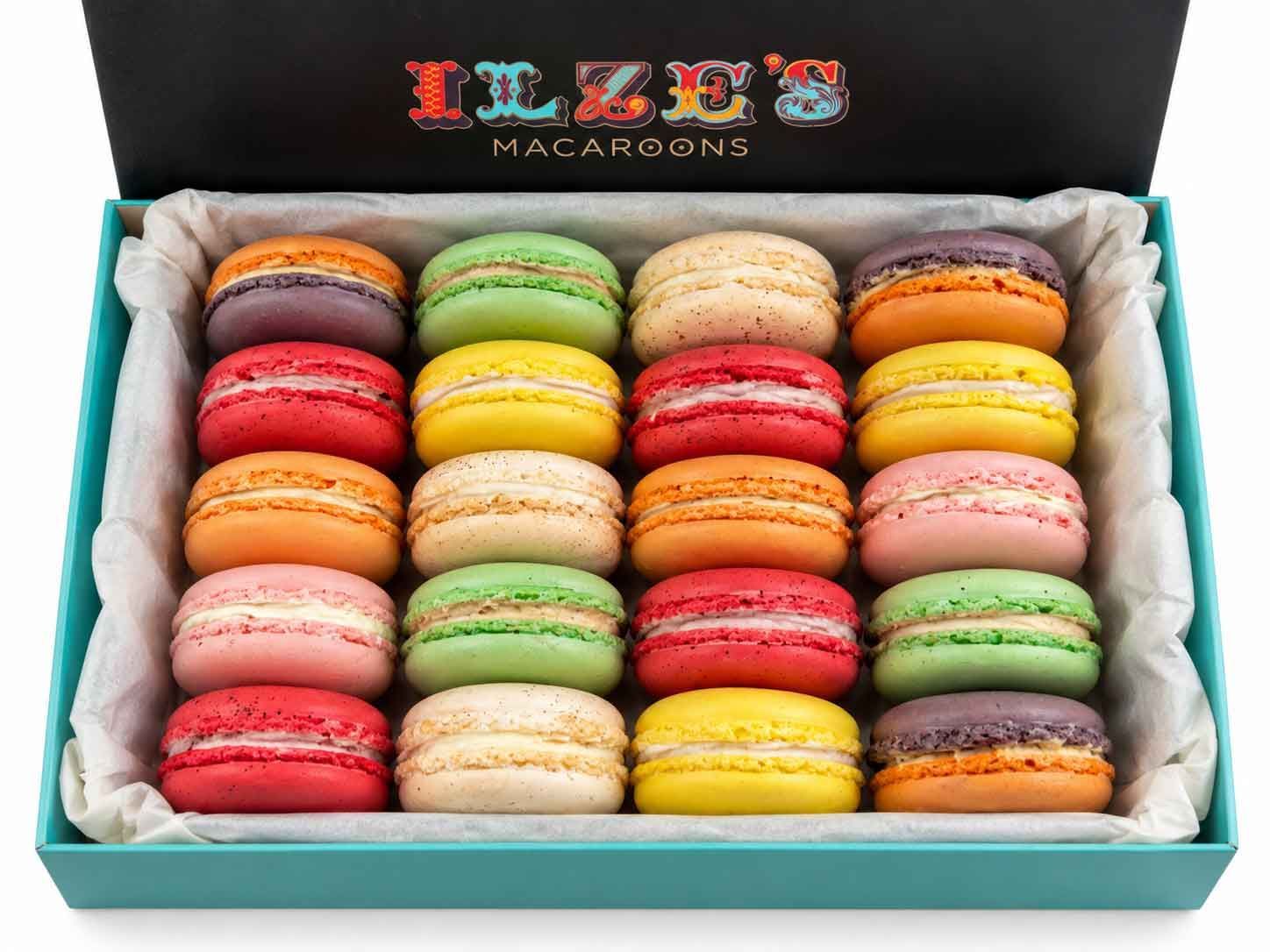 Luxury Macaron Gift Box - 20 Handmade French Macarons