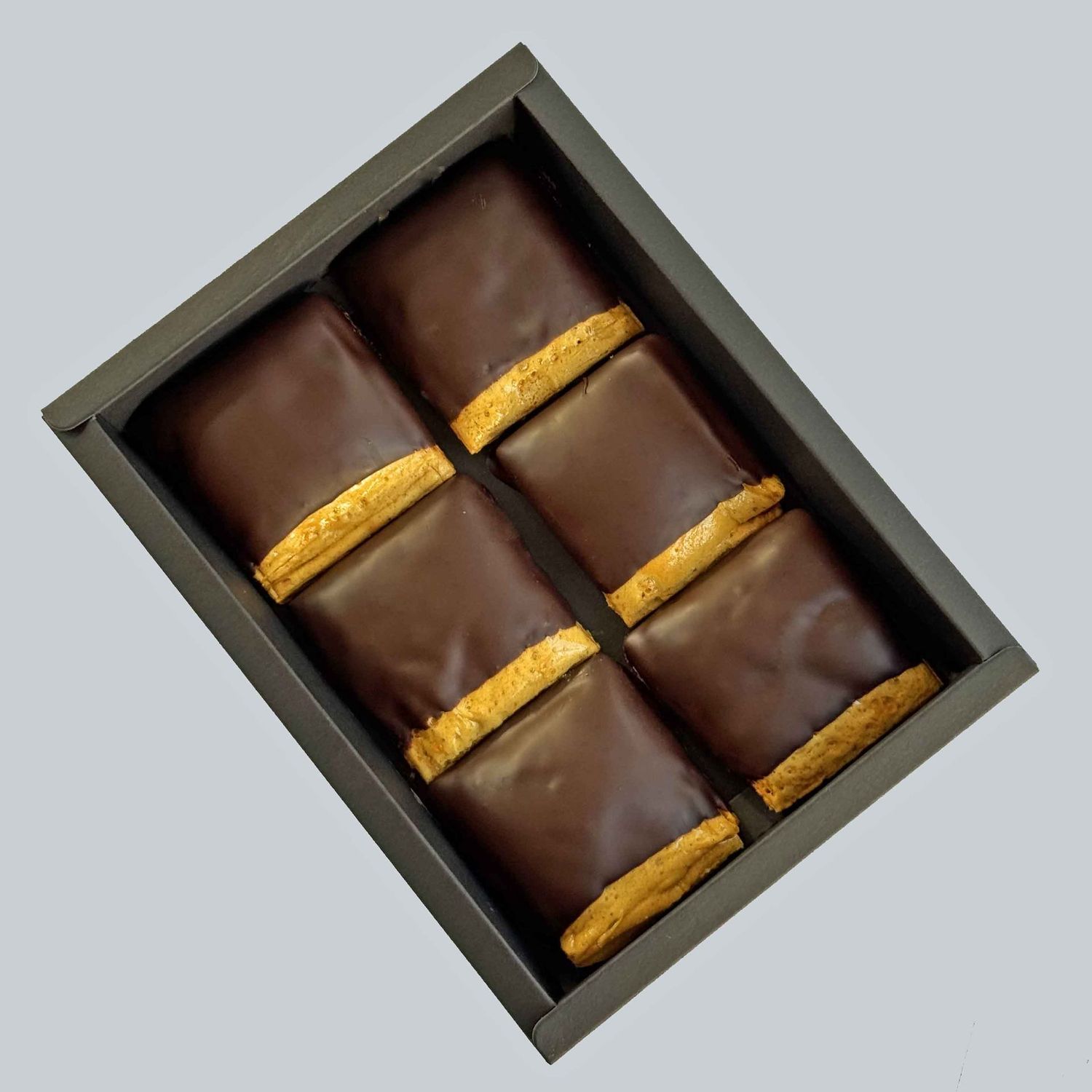 Honeycomb dipped in dark chocolate 6 pieces Honeycomb dipped in dark chocolate 6 pieces