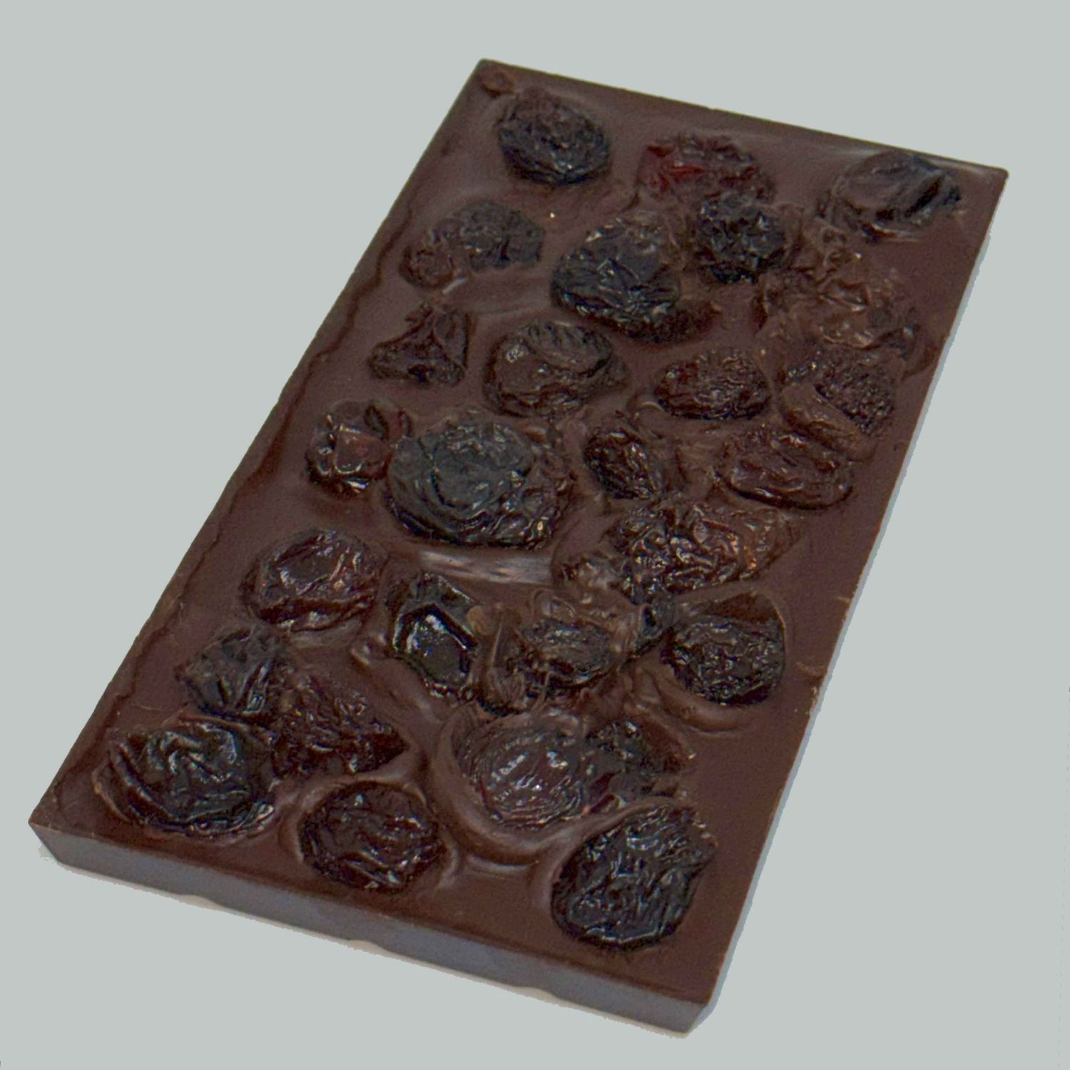 Dark Chocolate Bar with Chilean Flame Raisins Soaked in Port - 140g Dark Chocolate Bar with Chilean Flame Raisins Soaked in Port - 140g