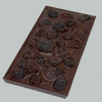 Dark Chocolate Bar with Chilean Flame Raisins Soaked in Port - 140g