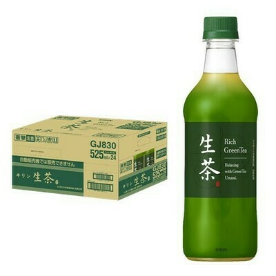 Kirin, Green Tea, Namacha, 525ml x 24 bottles