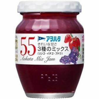 Aohata &quot;Aohata 55&quot; Fruit Jam, Mix, Apple, Strawberry and Grape , 150g