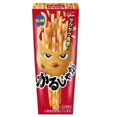 Glico, Karujaga, Non-fried Potato Snack, Salt flavor, Japan