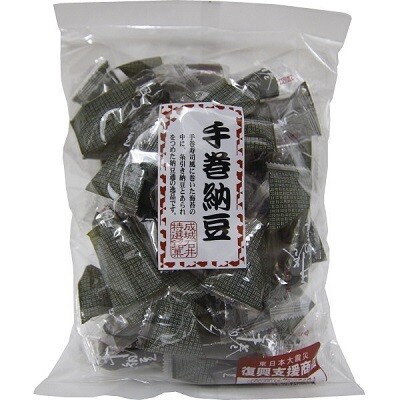 Seijo Ishii, Temaki Dried Natto Snack, Rolled with Sea Weed, Nori, Basic Flavor, 180g