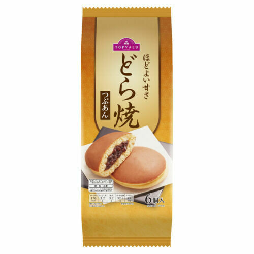 Topvalu, Dorayaki, Pancake Sandwiches Azuki Anko in between them, 6pc in 1bag