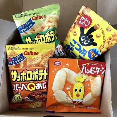 Mini Pack Assortment, 4 pc, Japan, Snack, Candy, Cookie, Ramune etc
