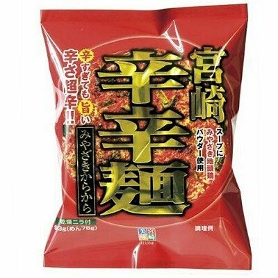 Hibiki, Miyazaki Karakaramen, Very Spicy Instant Ramen, 1 Serving, 93g