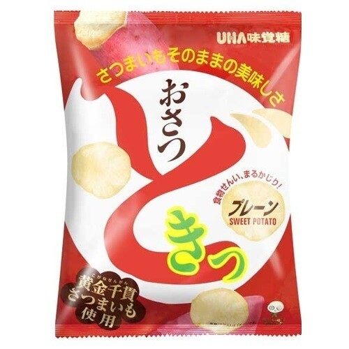 UHA &quot;Osatsu Doki&quot; Sweet Potato Chips, 65g in 1 bag