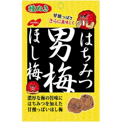 Nobel, Otokoume Hachimitsu Hoshi Ume, Dried Umeboshi, Honey Flavor, 20g, Small Pack