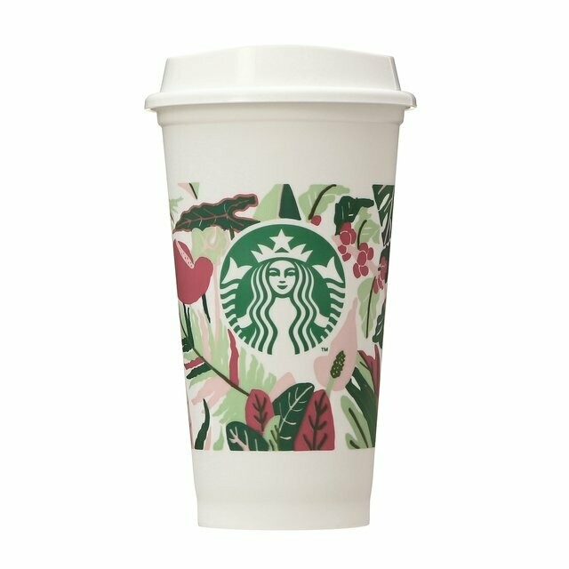 Starbucks Japan, Reusable Cup, Plants Design Cup, 473ml