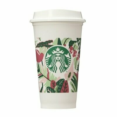 Starbucks Japan, Reusable Cup, Plants Design Cup, 473ml