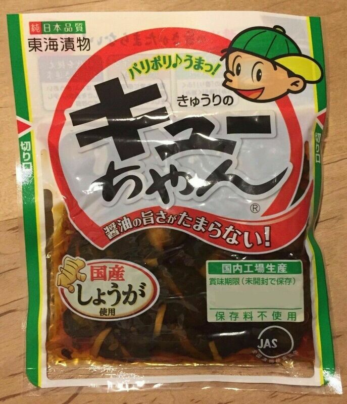 Tokai Tsukemono, ”Kyuri no Q-chan&quot; Picked Cucumber 90g in 1 pack