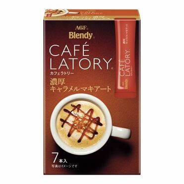 Ajinomoto, Cafe Latory, Caramel Macchiato, 7 Sticks in 1 Box, Sale