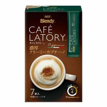 Ajinomoto, Cafe Latory, Cappuccino, 7 Sticks in 1 Box