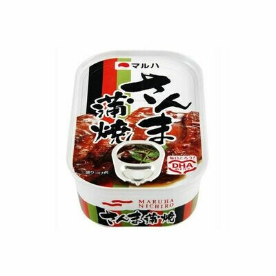 Maruhanichiro, Canned &quot;Sanma Kabayaki&quot;, Cooked Saury with Soysauce,100g