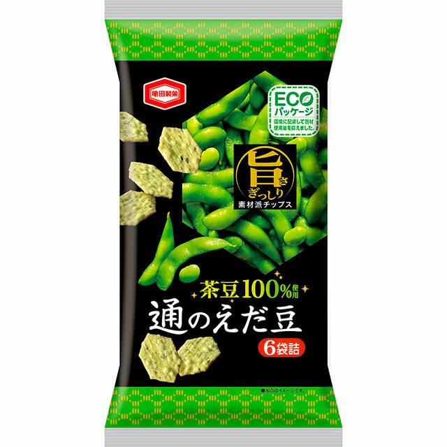 Kameda "Tsu no Edamame" Green Soy Beans Snack, 70g