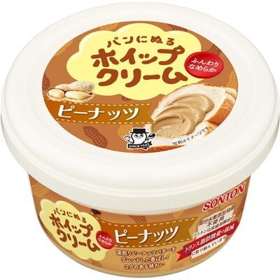 Sonton, Whipped Cream Series, Rich Taste Bread Spread, Peanut cream, 150g